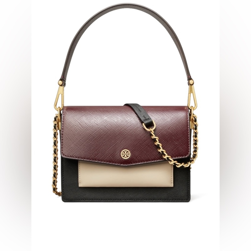 Tory Burch Robinson Color-Block Double-Strap Convertible Bag, NWOT
PREOWNED/USEd
